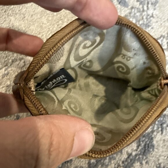 Brighton - beautiful Brown Snake pattern Patent Leather Zip Coin Purse ❤️ - Picture 5 of 5